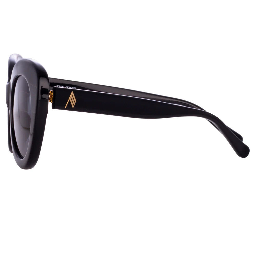 The Attico x Linda Farrow Agnes Sunglasses Black ATTICO44C1SUN 53-21-140mm (view 3)