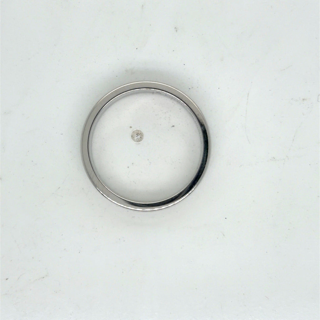 Cartier Vendome Louis Wedding Band Ring 18k White Gold Au 750 Size 56 (US 7.5) (view 9)