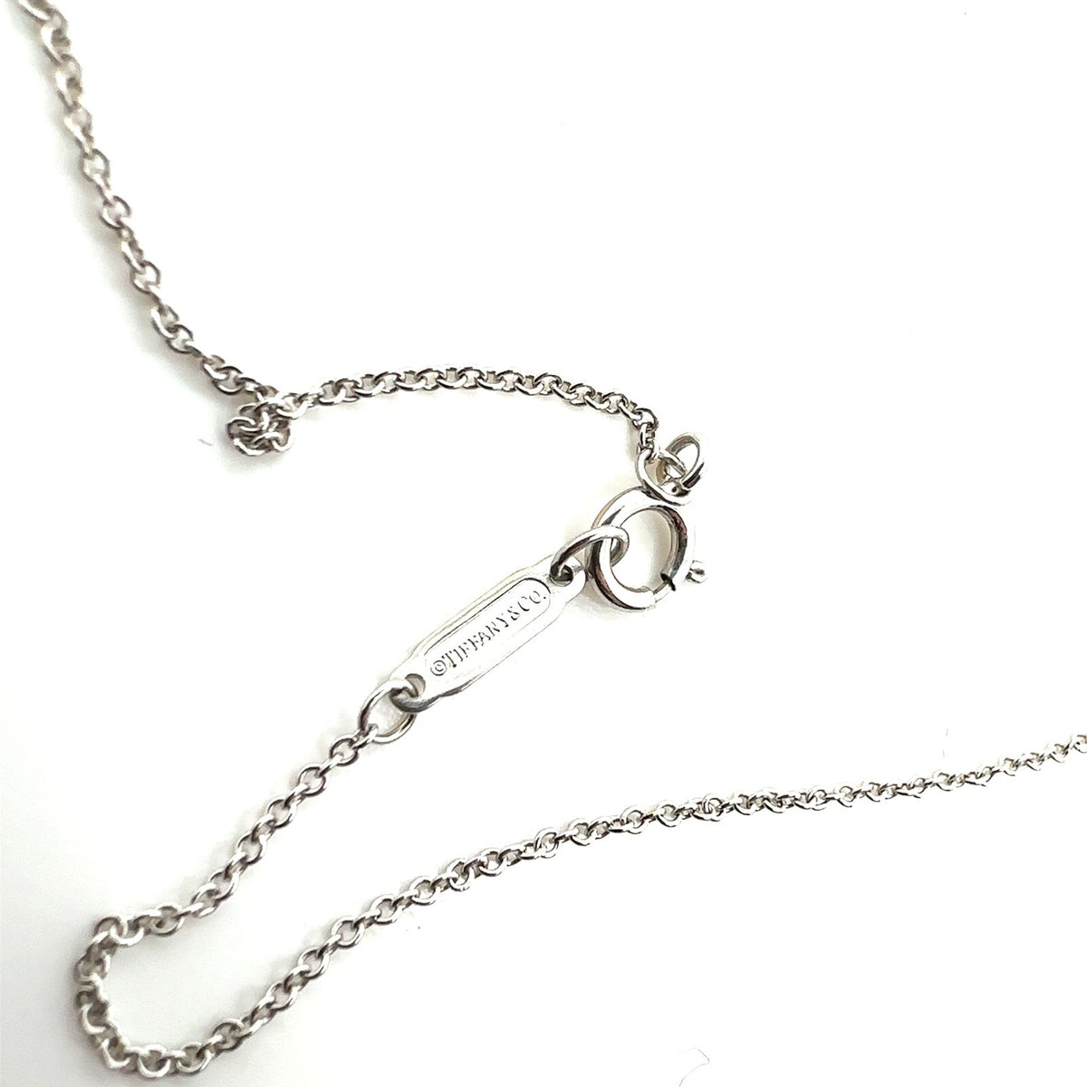 Tiffany & Co. 18k White Gold and Pave Diamond Modern Round Key (view 5)