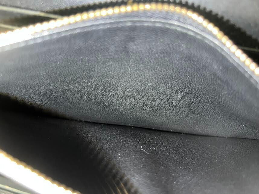Saint Laurent Classic KATE Monogram Tassel Chain Wallet Leather BLACK/GOLD (view 9)