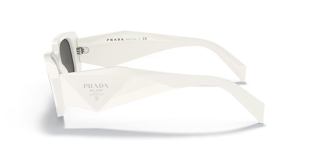 Prada Sunglasses PR 17WS 1425S0 49-20 TALC FRAME/ Dark Grey Lens 145mm (view 3)