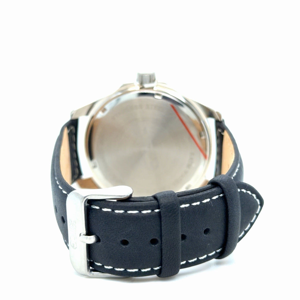 Equipe Turbo 44mm Black Leather Strap Men's Watch EQUT102 (view 6)
