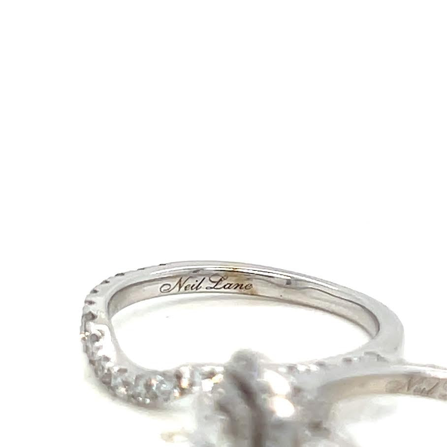 Neil Lane 2 Piece Wedding/engagement Diamond Ring Set 14K White Gold Size 5.75 (view 13)