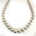 Tiffany & Co. Sterling Silver Graduating Bead Ball Necklace 16" (view 1)