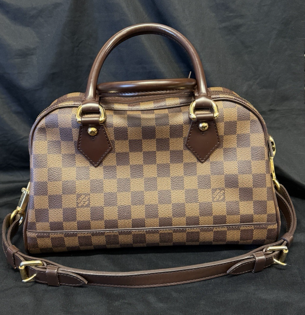 Louis Vuitton Duomo Damier Ebene Top Handle Bag, Adjustable Strap, Lock & Key (view 4)