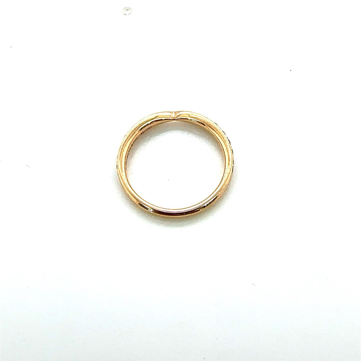 0.23tcw Tiffany & Co. Harmony Band 18k Rose Gold and Diamonds w/ Box (view 4)