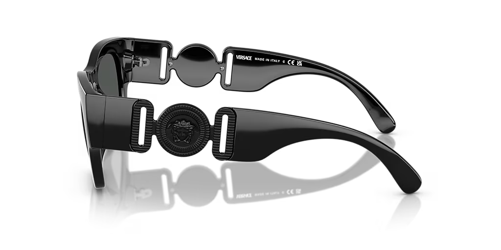 VERSACE SUNGLASSES VE4479U 536087 52-19 BLACK FRAME DARK GREY LENS 140mm — view 3