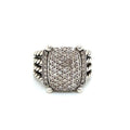 DAVID YURMAN WHEATON DIAMOND RING STERLING SILVER SIZE 7.75 — Certified Authentic | San Diego Jewelry Buyers