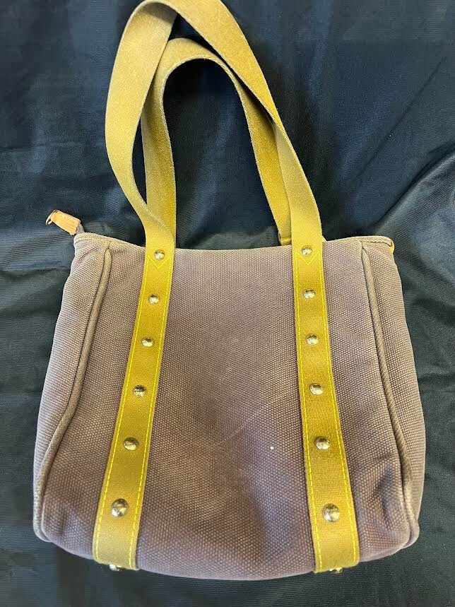 Louis Vuitton Antigua Cabas MM Double Handle Shoulder Bag Brown Canvas (view 3)