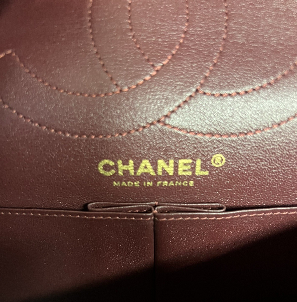 Chanel Large 2.55 Handbag Aged Calfskin & Gold-tone Metal Black & Organizer (view 13)