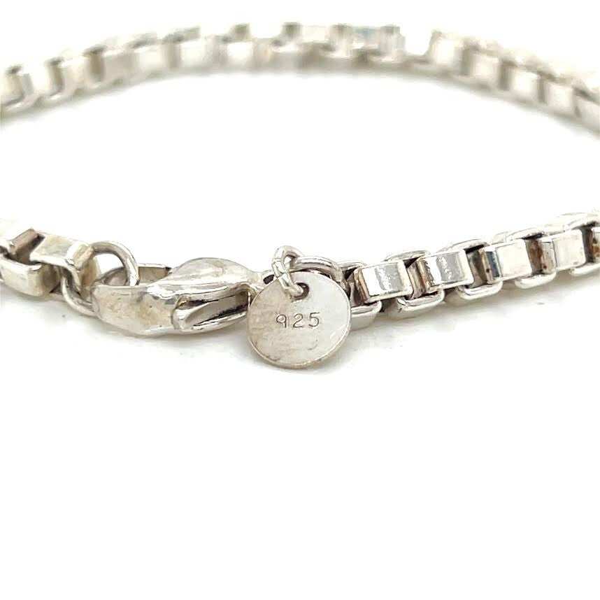 Tiffany & CO Venetian Link Bracelet - 925 Sterling Silver - 7" (view 7)