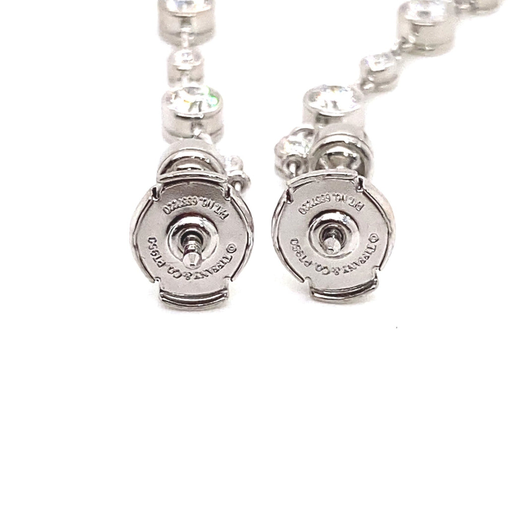 1.40tcw Tiffany & Co. Diamonds by the Yard Platinum Drop Dangle Earrings (view 6)