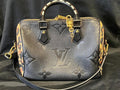 Louis Vuitton Black Monogram Wild AT Heart Speedy 25 Bandouliere Leather W Lock (view 1)