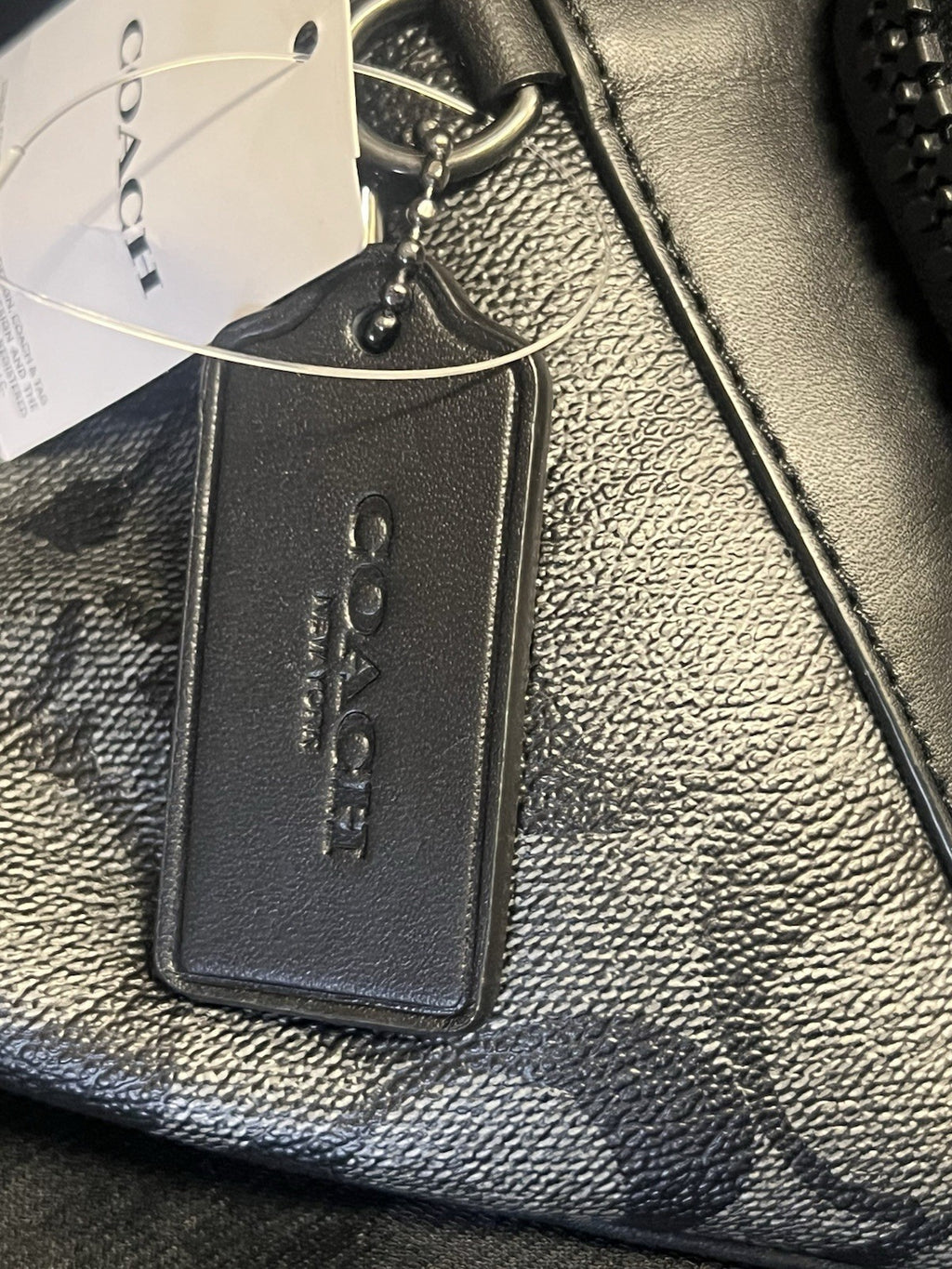 Coach Track Belt Bag C3765 Charcoal/grey/black Waist Bag Fanny Pack (view 10)