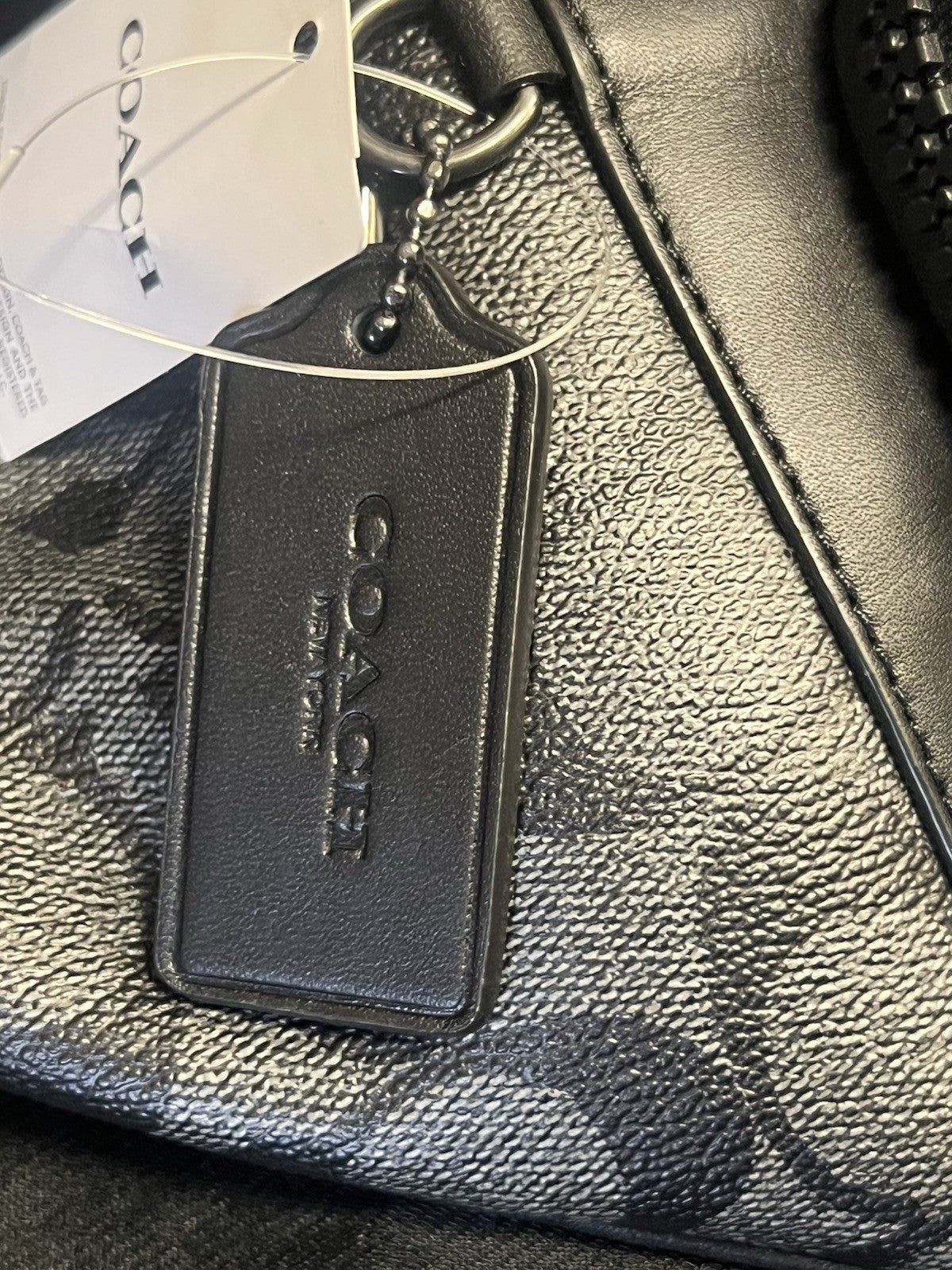 Coach Track Belt Bag C3765 Charcoal/grey/black Waist Bag Fanny Pack (view 10)