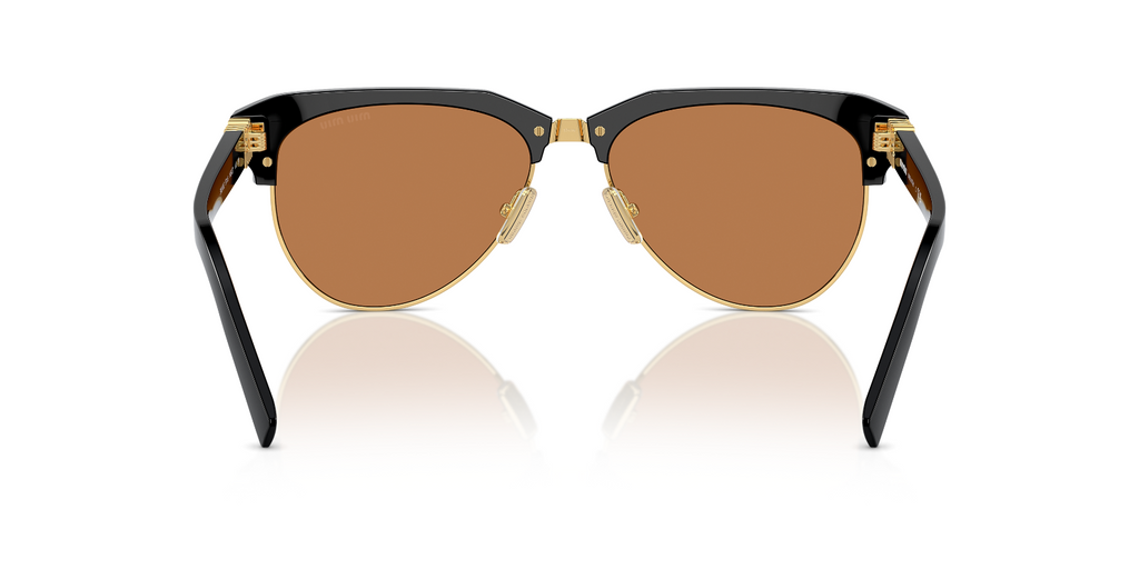 Miu Miu Sunglasses Mu 09zs Black Brown 1AB2Z1 57-16 (view 4)