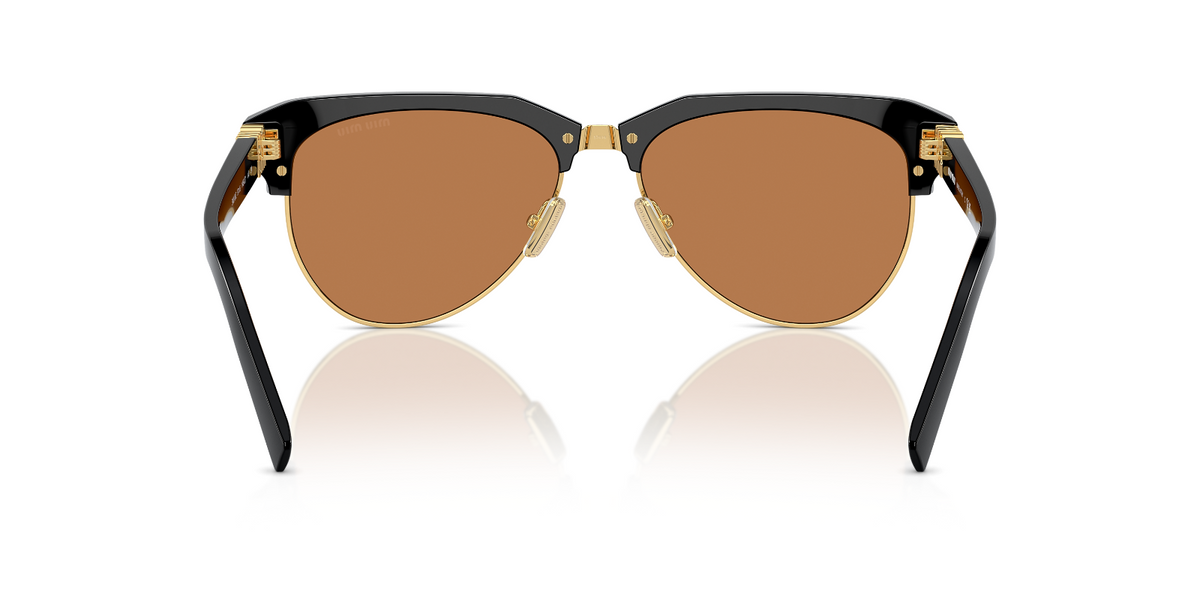 Miu Miu Sunglasses Mu 09zs Black Brown 1AB2Z1 57-16 (view 4)