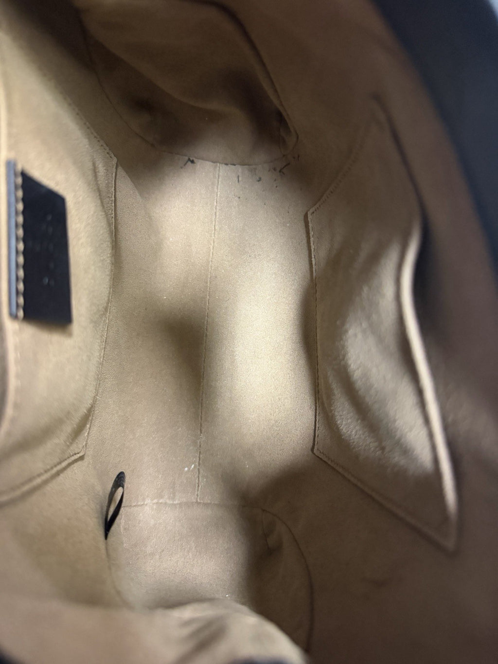 Gucci Padlock Mini Backpack Beige GG Supreme Canvas Brown/Black — view 7