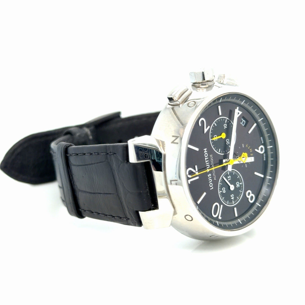 Louis Vuitton Tambour Twenty 20th Anniversary 41.5 mm Watch Black Strap QA1740 (view 7)