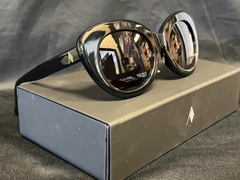 The Attico x Linda Farrow Agnes Sunglasses Black ATTICO44C1SUN 53-21-140mm (view 5)