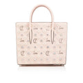 Christian Louboutin Paloma Medium Top Handle Bag Beige Leather Red Interior (view 1)