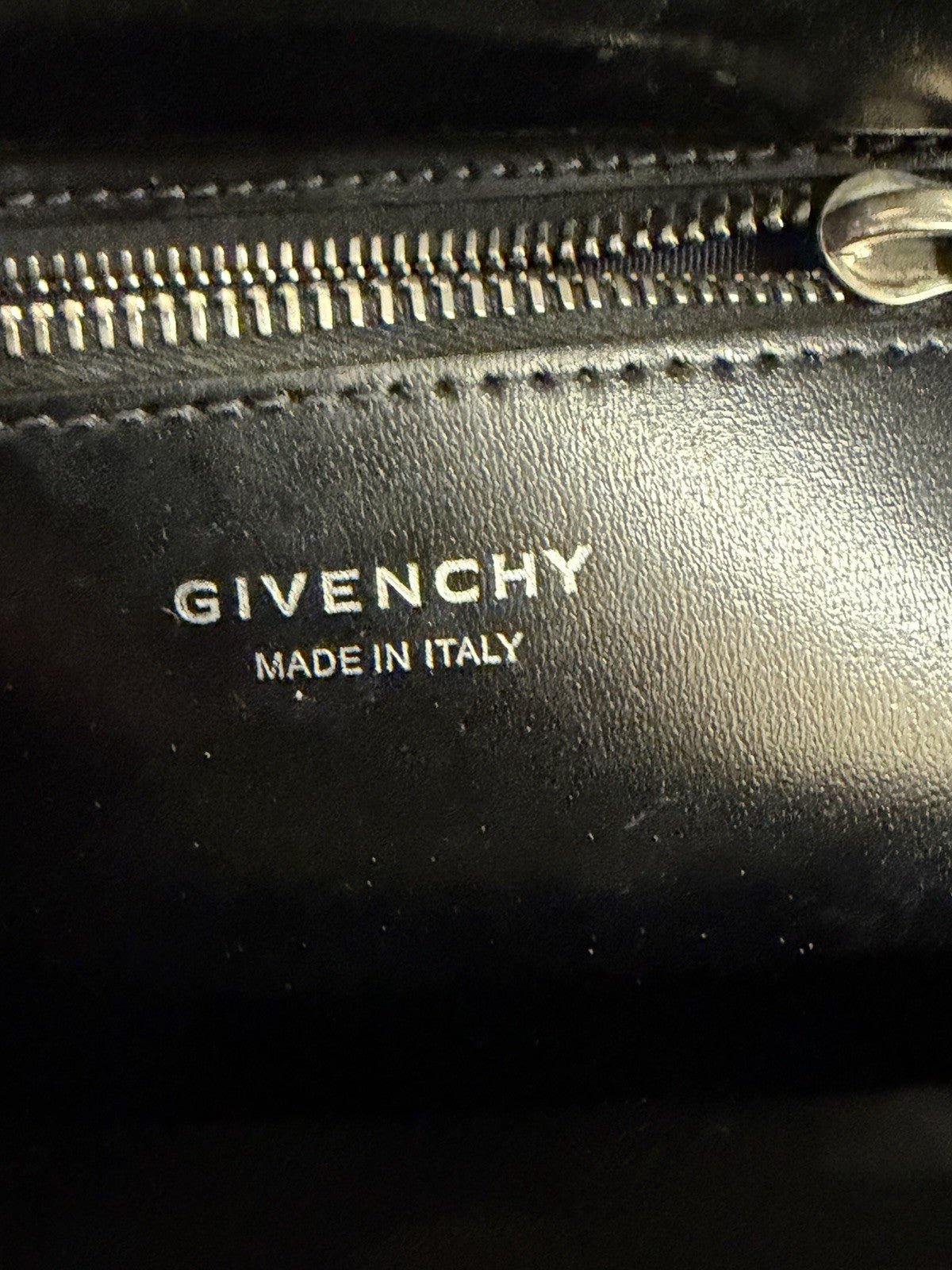 Givenchy Mini Antigona Lock Leather Satchel with Crossbody Strap Black (view 9)