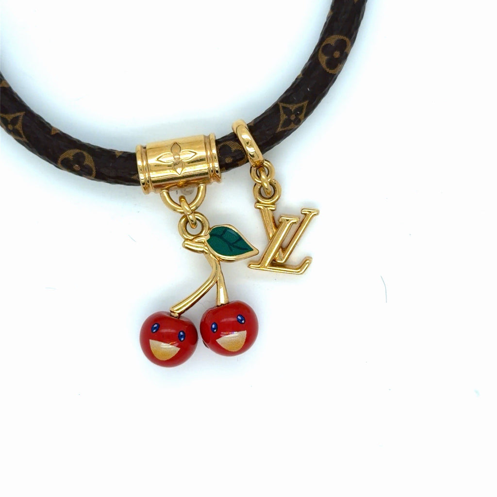 Louis Vuitton x Murakami LV x TM Cerise Bracelet M8977Z Monogram Canvas, Cherry (view 3)