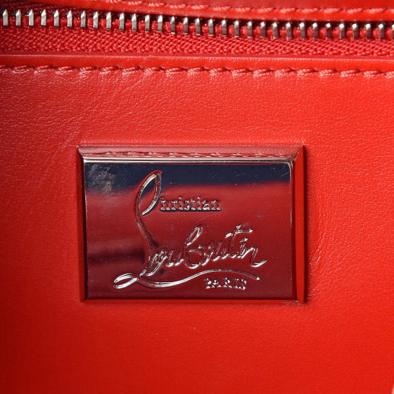 Christian Louboutin Paloma Medium Top Handle Bag Beige Leather Red Interior (view 8)