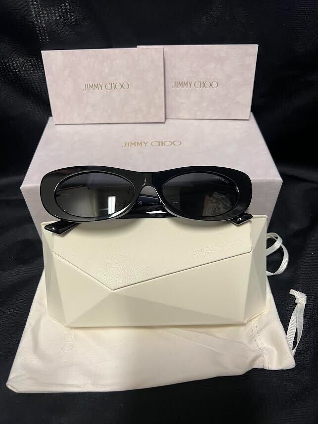 JIMMY CHOO SUNGLASSES JC5038BU 500087 BLACK FRAME DARK GREY LENS 140mm — view 6