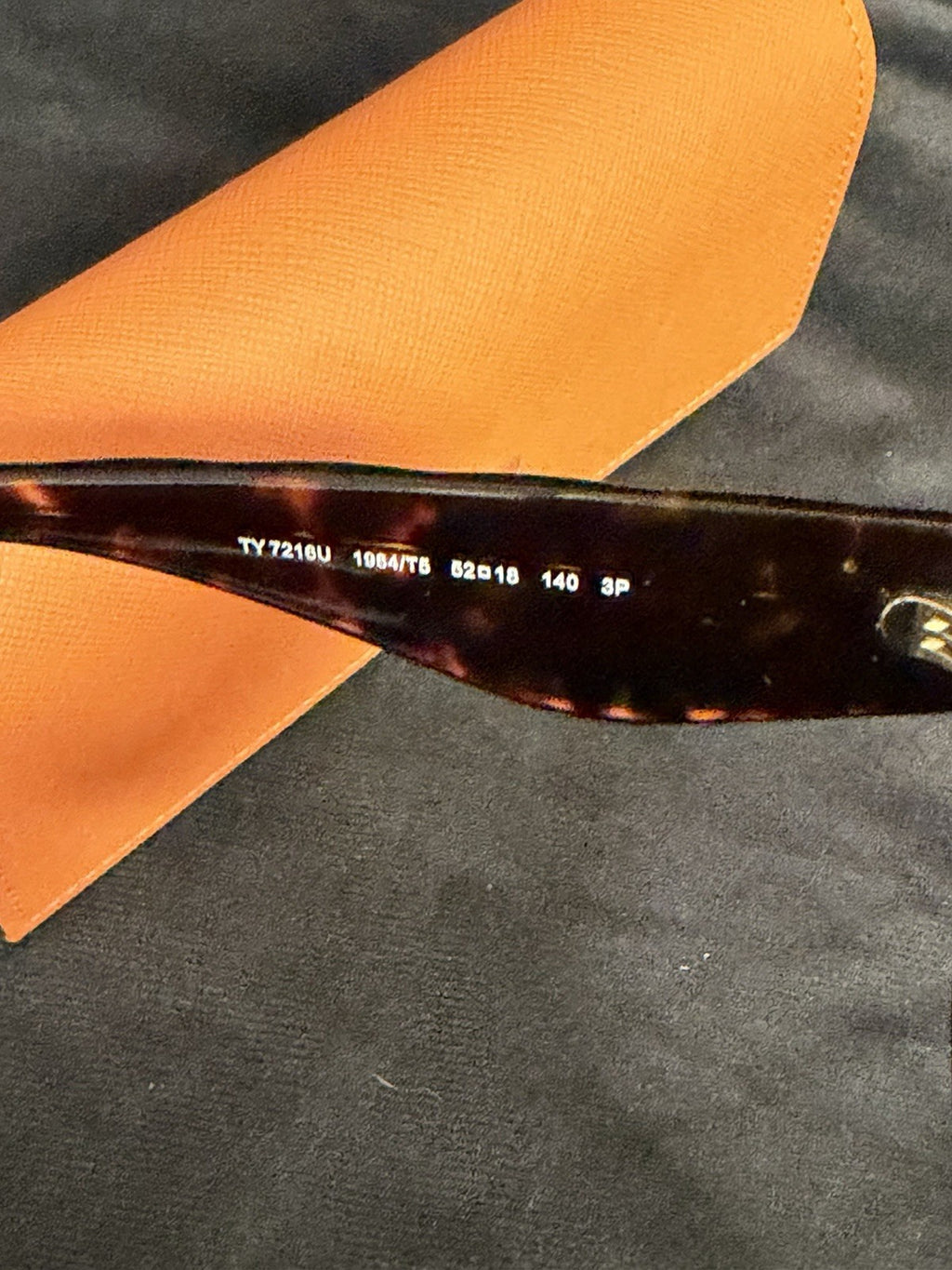 Tory Burch Sunglasses TY7216U 1964T5 52-18 Dark Tortoise Brown Polarized — view 8