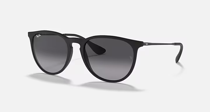 Ray-Ban Sunglasses Erika Rubber Black Light Grey Gradient RB4171 622/8G 54-18 (view 1)