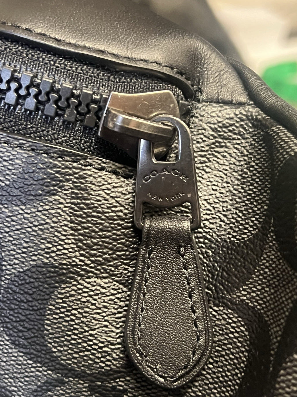 Coach Track Belt Bag C3765 Charcoal/grey/black Waist Bag Fanny Pack (view 11)