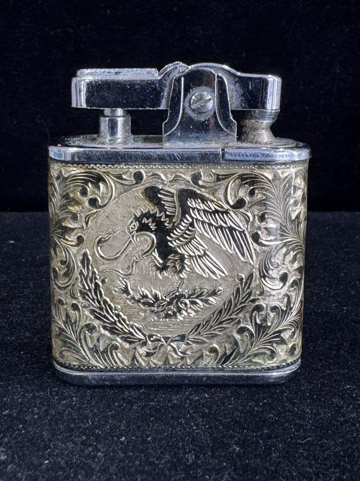 Vintage 1960S Omega Stainless Aztec & Eagle Super Lighter (view 1)