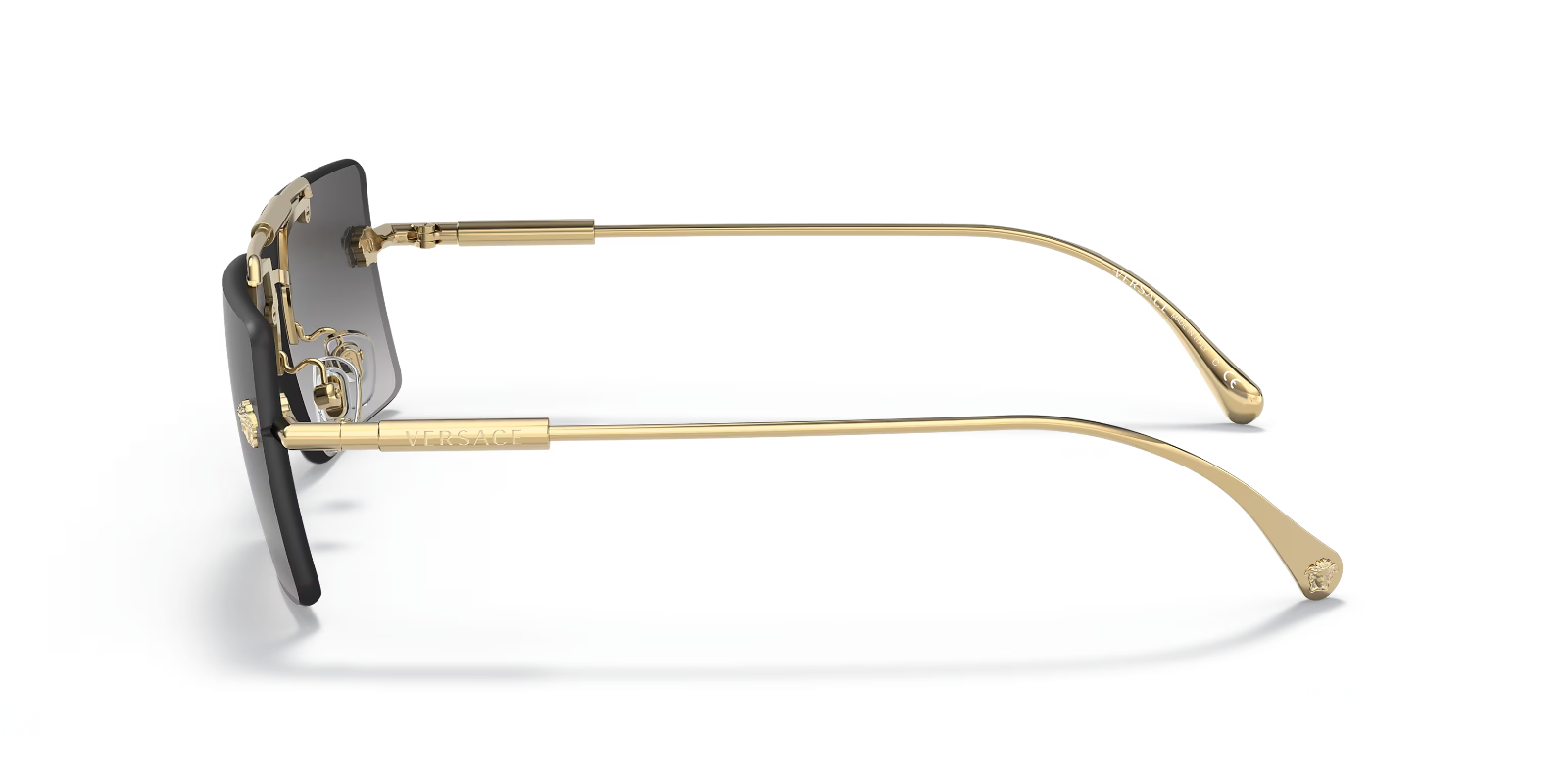 Versace Sunglasses VE2245 10028G 60-13 Gold Grey Gradient — view 3