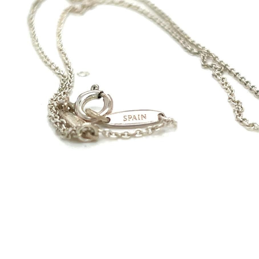Tiffany & Co. Elsa Peretti Open Heart Pendant 16mm Sterling Silver 925 Necklace (view 5)