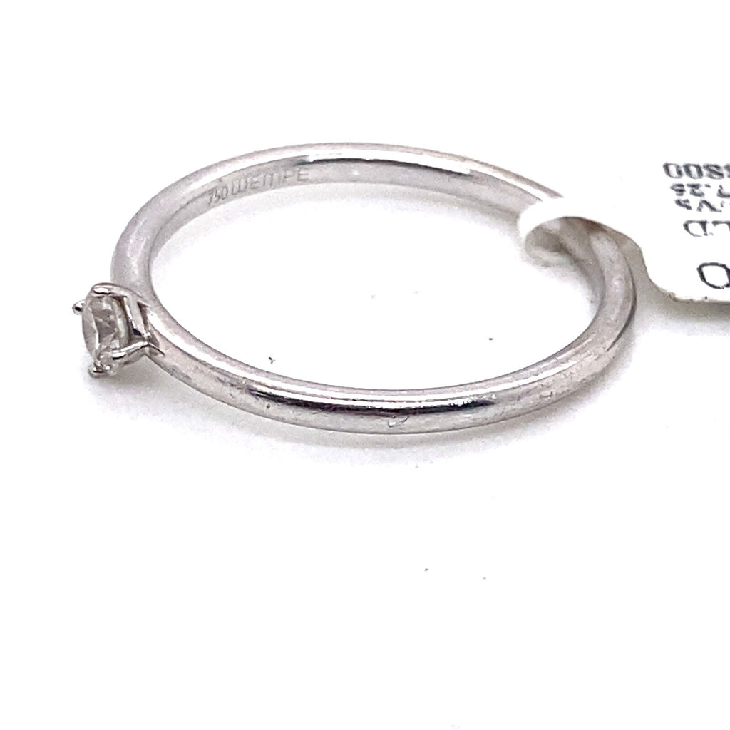 0.15ct Promise diamond ring design by WEMPE in 18KW size 7.25 — view 2