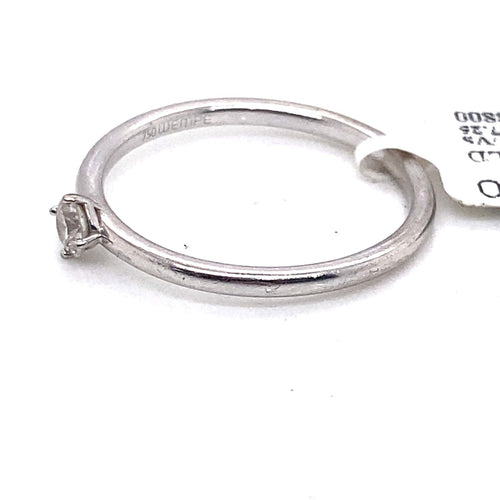 0.15ct Promise diamond ring design by WEMPE in 18KW size 7.25 — view 2