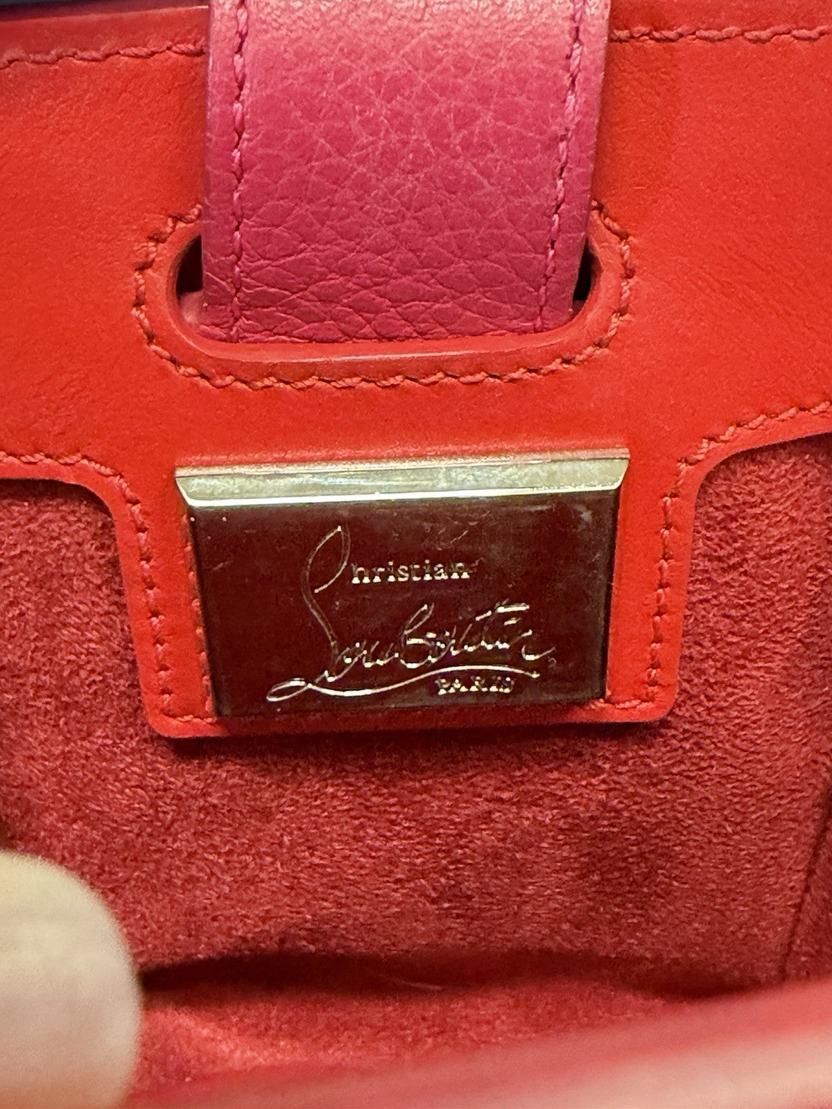 Christian Louboutin Nano Paloma Bag Pink Removable Chain Strap (view 10)