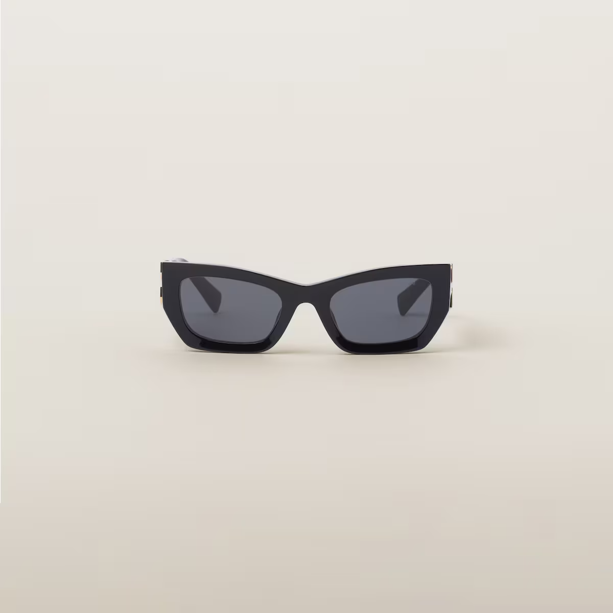 New Miu Miu Glimpse 09WS Black with Dark Grey Lenses Sunglasses (view 1)