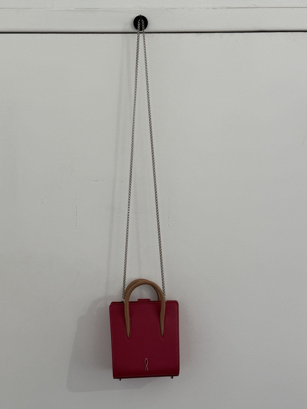 Christian Louboutin Nano Paloma Bag Pink Removable Chain Strap (view 16)