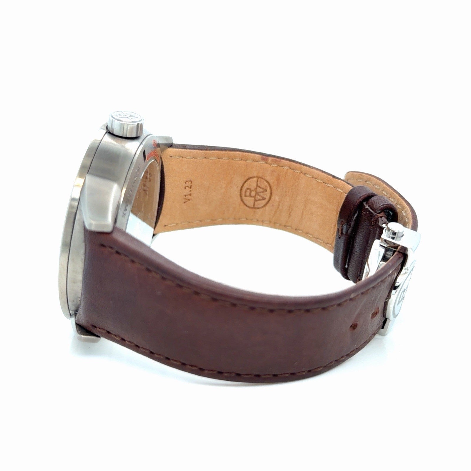 Raymond Weil Freelancer Automatic Blue Dial 2875-TIR-05500 Brown Leather USA LE (view 6)