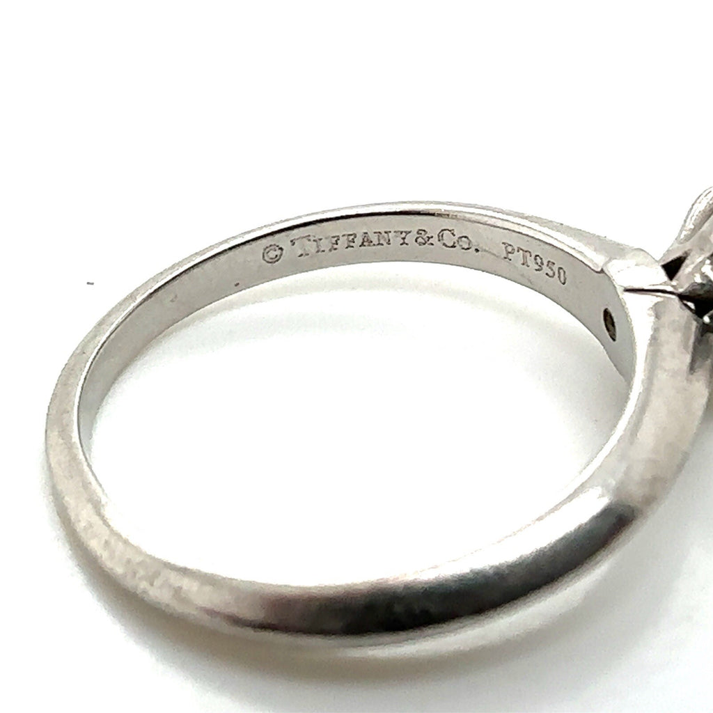 0.77ct Tiffany & Co. Round Brilliant Diamond Solitaire Engagement Ring Platinum (view 5)