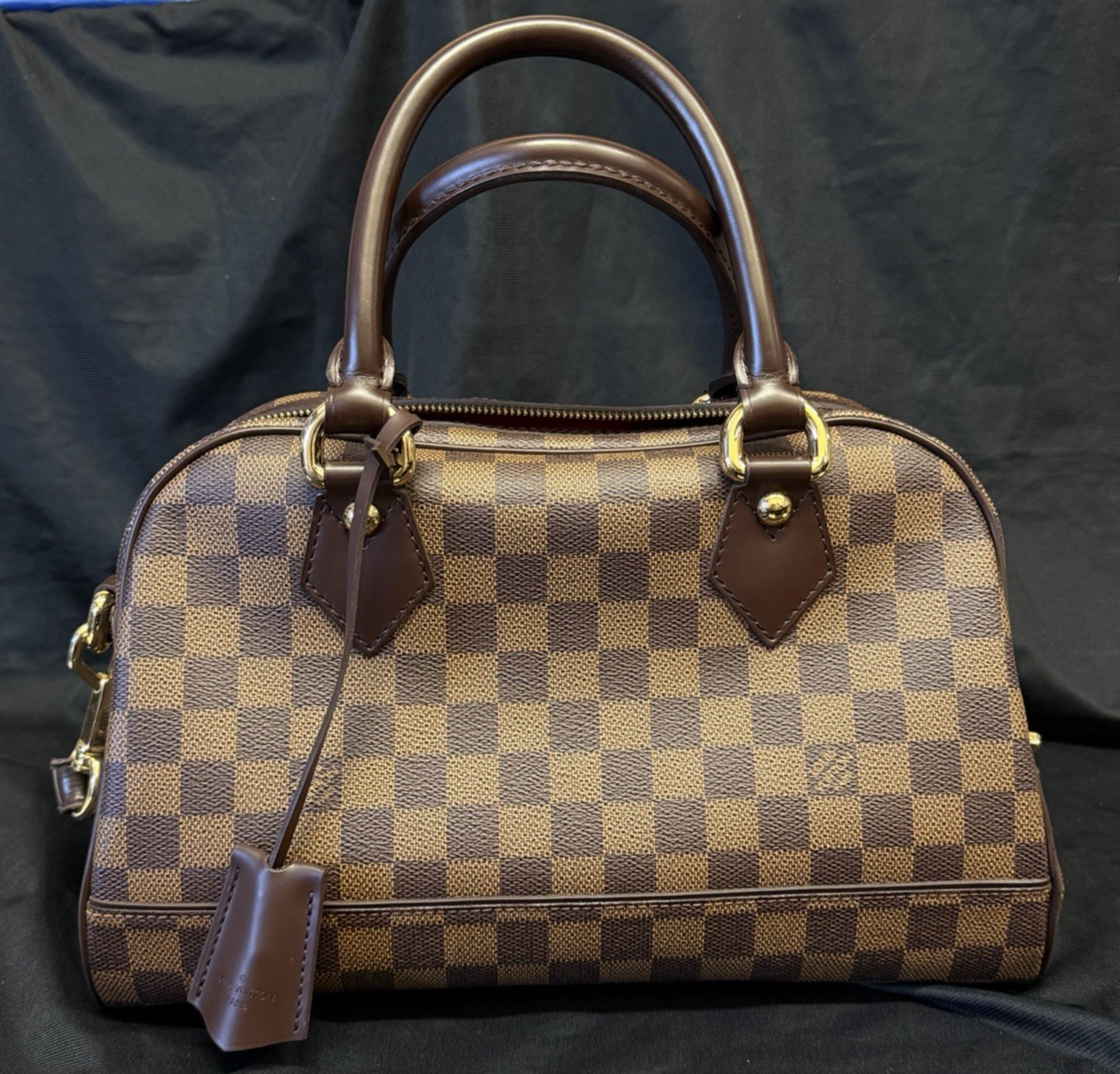 Louis Vuitton Duomo Damier Ebene Top Handle Bag, Adjustable Strap, Lock & Key — view 2