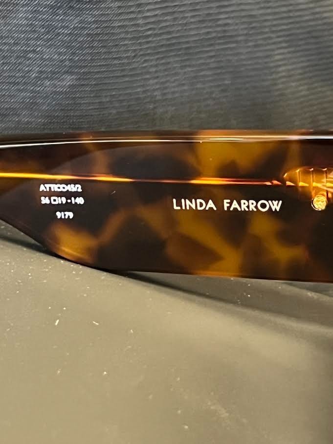 The Attico x Linda Farrow Blake Sunglasses Tortoise ATTICO45C2SUN 140mm 56-19 (view 6)