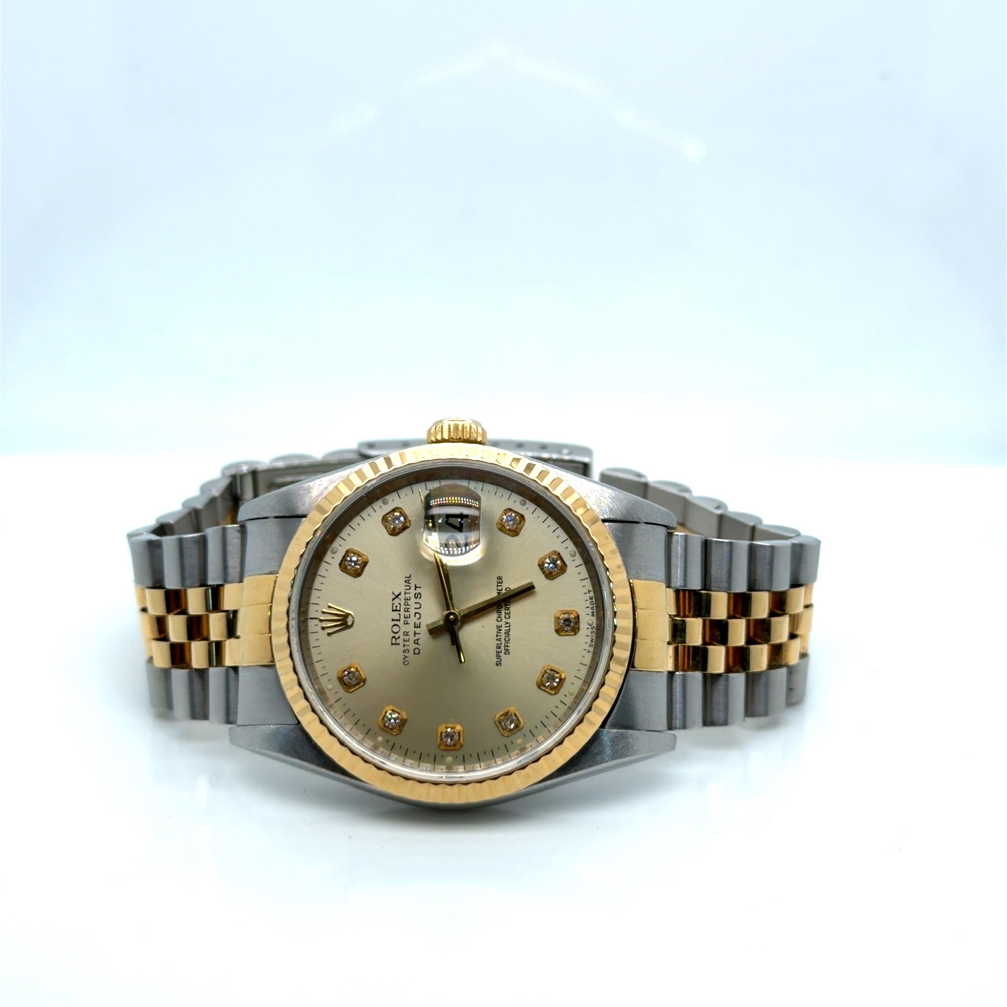 Rolex Datejust 36mm Two-Tone Steel & Gold Watch Ref. 16233