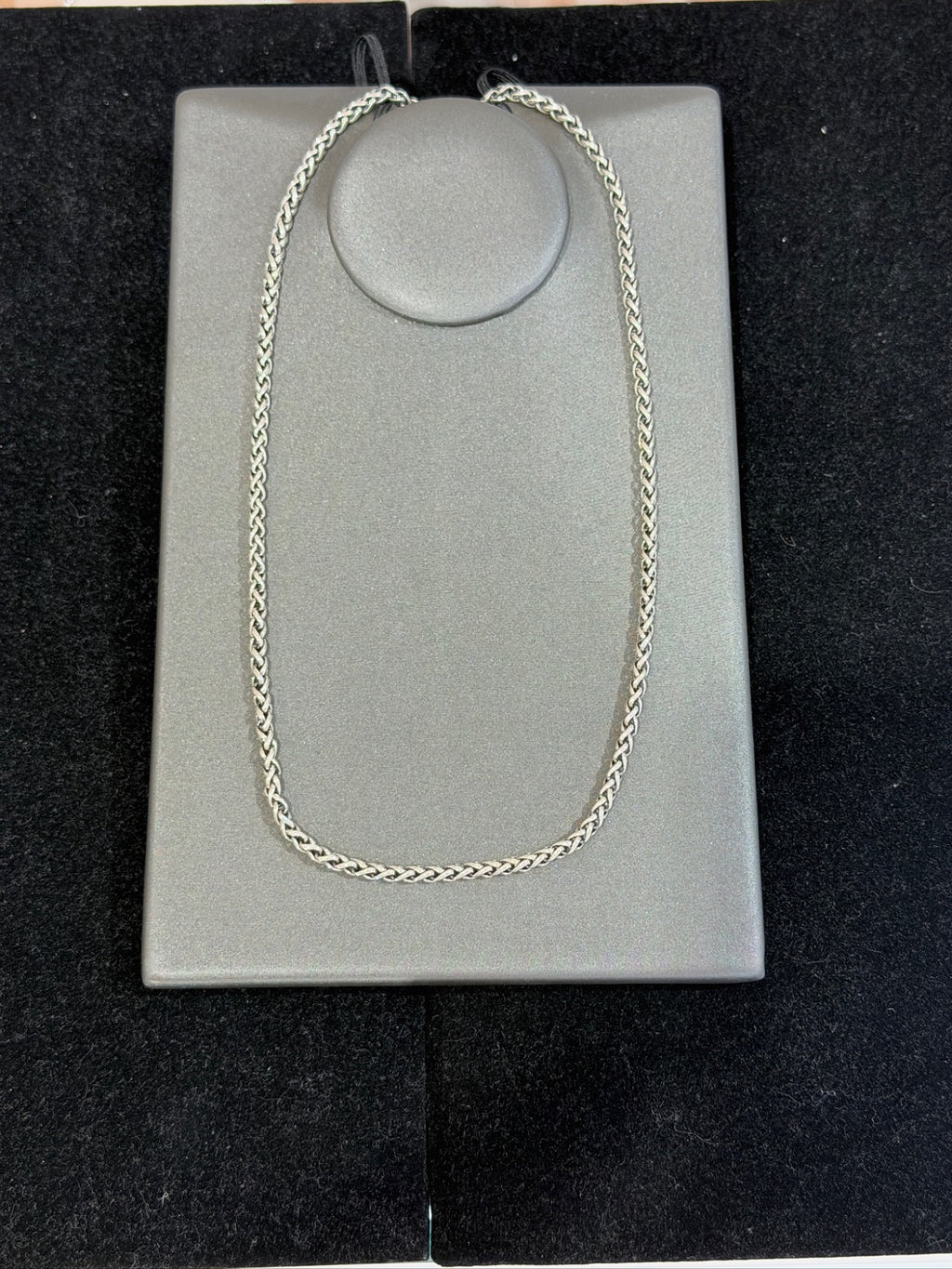 David Yurman Sterling Silver Wheat Chain Necklace 22 Inch