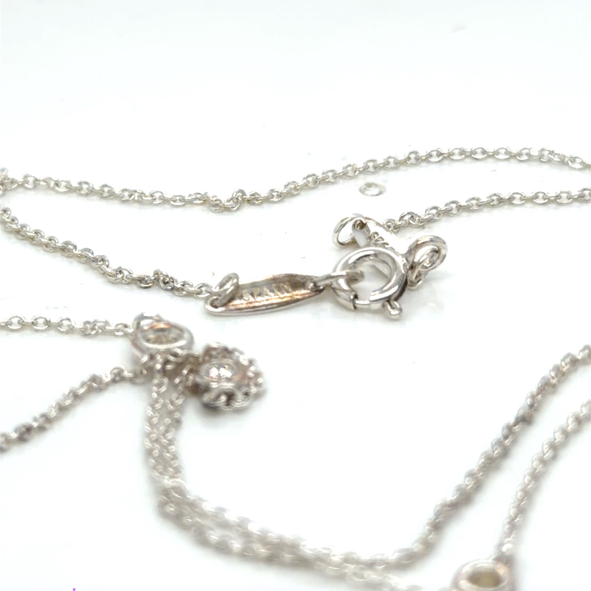 Tiffany & Co. Diamonds by the Yard Sprinkle Necklace Sterling Silver 32" (view 6)
