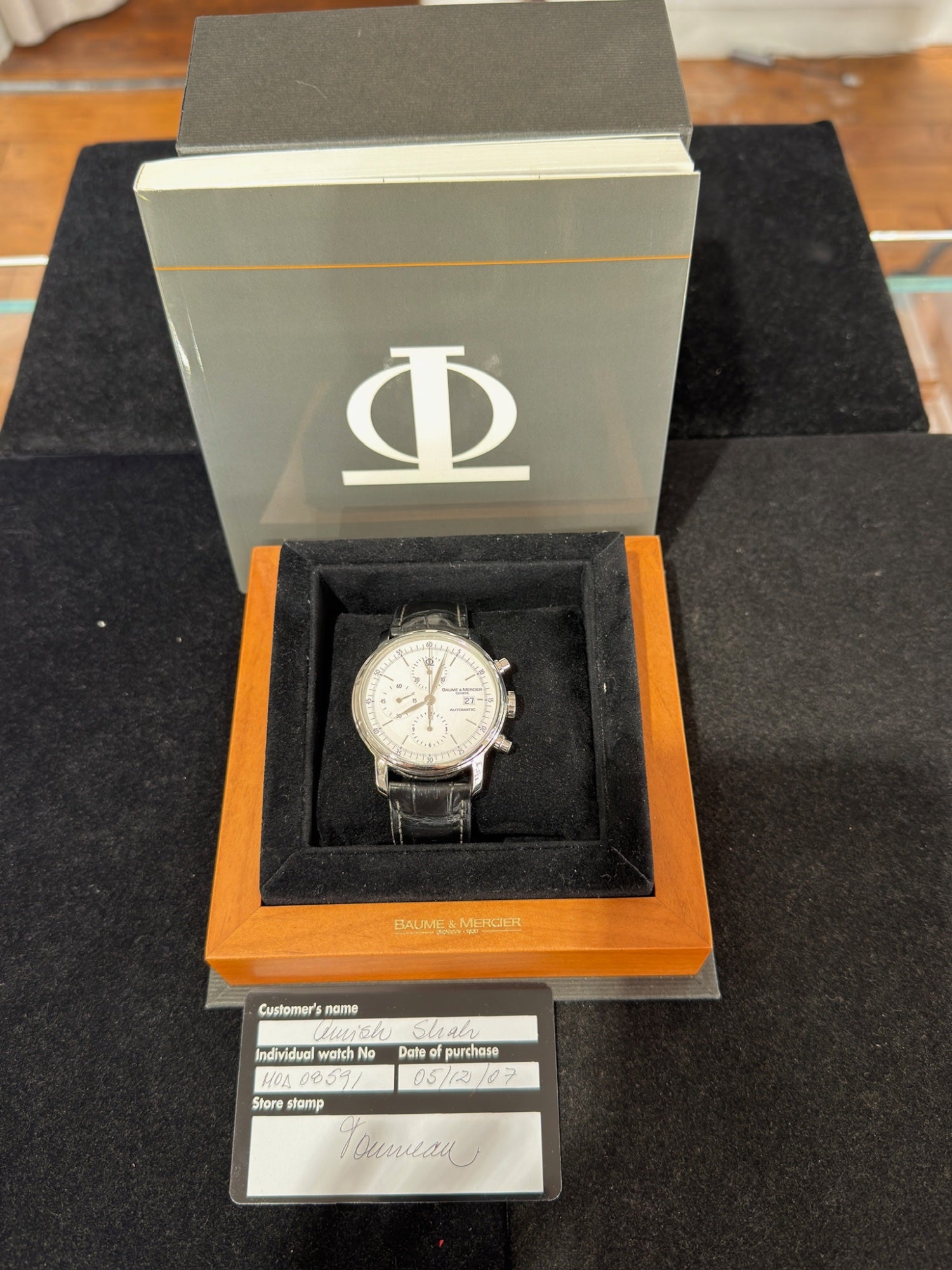 Baume & Mercier Classima XL Chronograph 42mm Steel Watch 65533