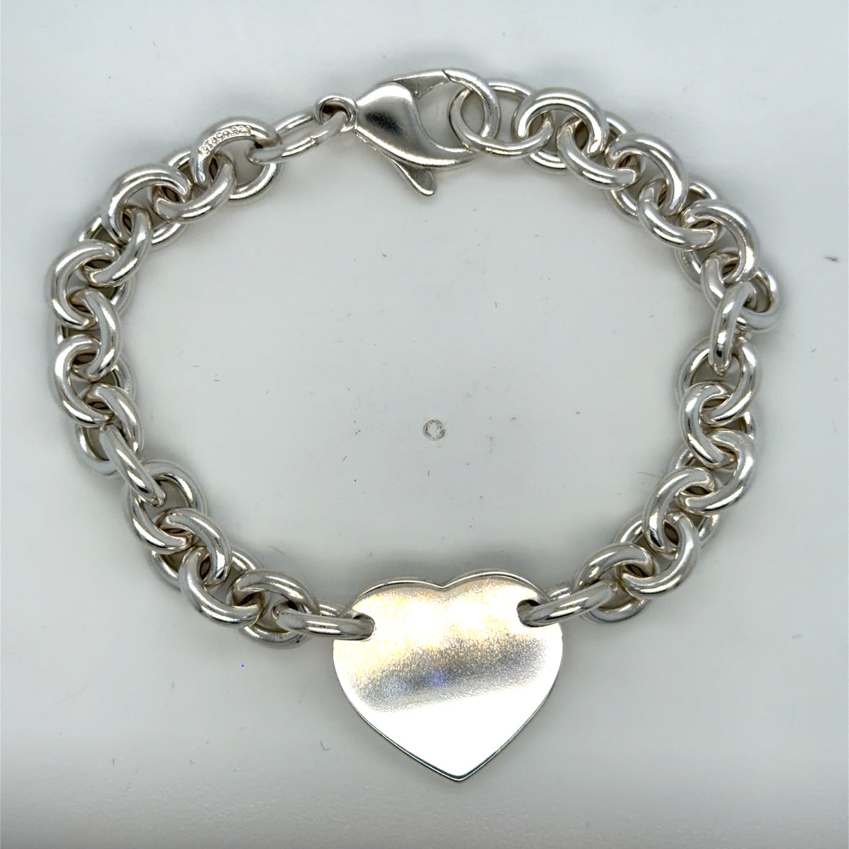 Tiffany & Co. Return to Tiffany Heart Tag Sterling Silver Bracelet 7 in (view 2)