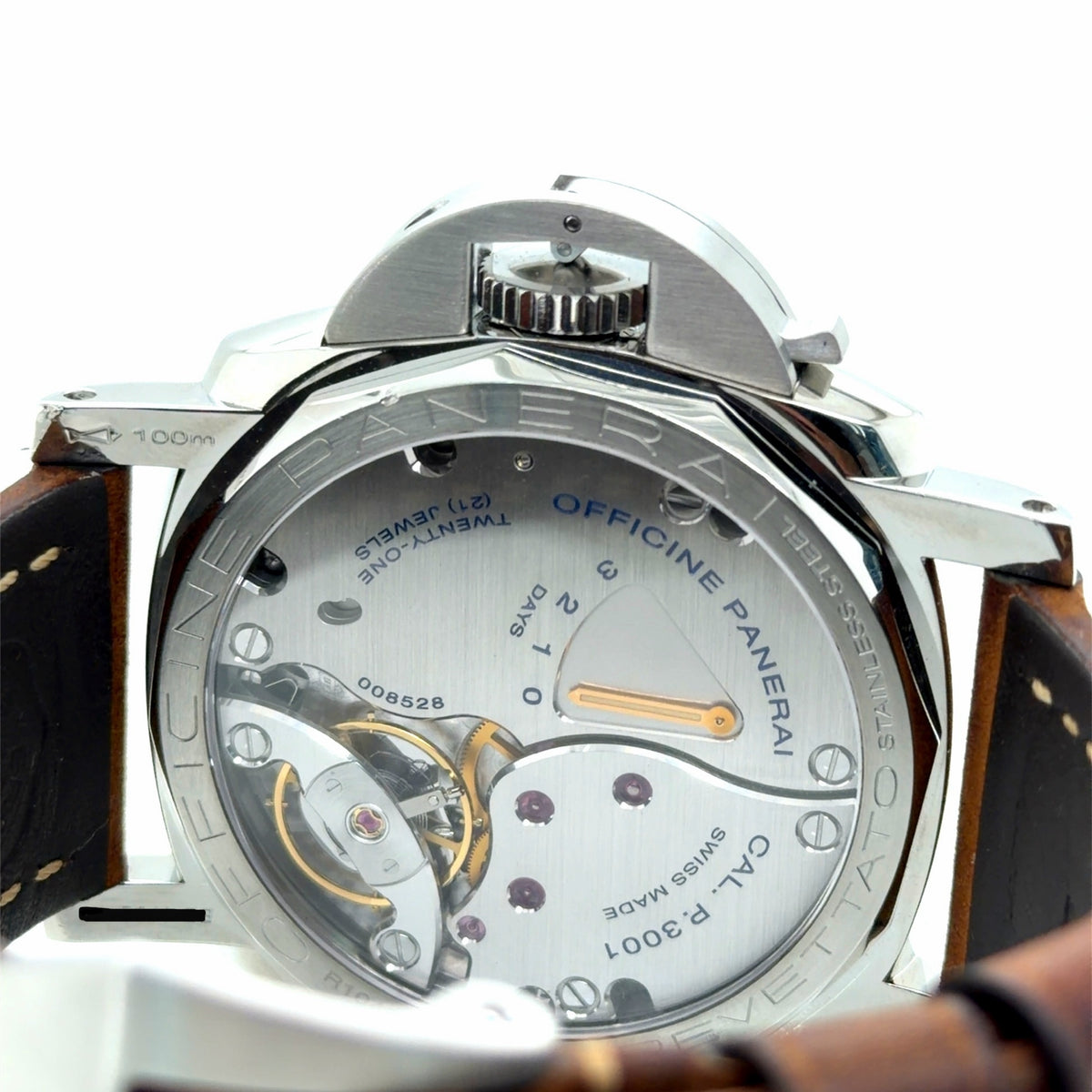 Panerai Luminor Marina 1950 3 Days PAM0422 47mm Steel Watch (view 6)